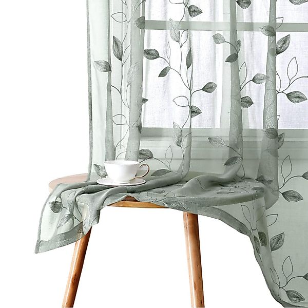 Kaket Vorhang Leinen Voile Vorhänge, halbtransparente günstig online kaufen