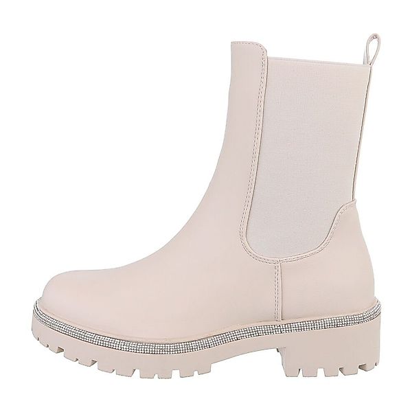 Ital-Design Damen Freizeit Plateaustiefelette (84338391) Blockabsatz günstig online kaufen