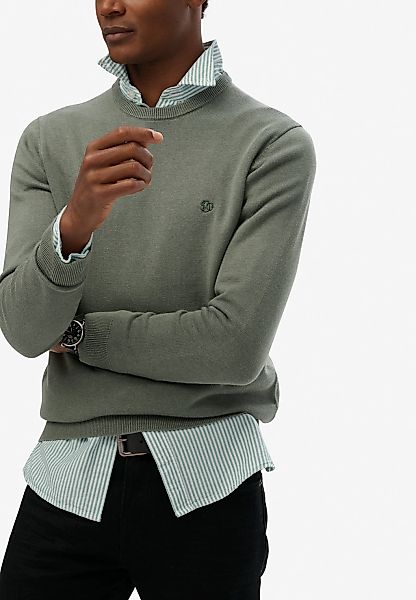 Superdry Strickpullover "ESSENTIALS COTTON JUMPER" günstig online kaufen