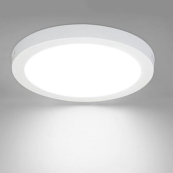 ZMH LED Deckenleuchte Wohnzimmer ∅23CM Weiß Modern 18W Deckenlampe Kinderzi günstig online kaufen
