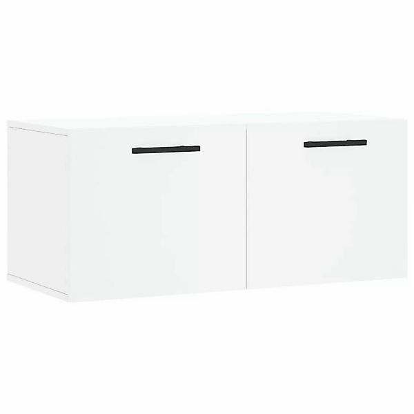 vidaXL Hängeschrank Wandschrank Weiß 80x36,5x35 cm günstig online kaufen