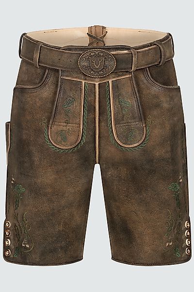 Lederhose Tarius mit Gürtel günstig online kaufen