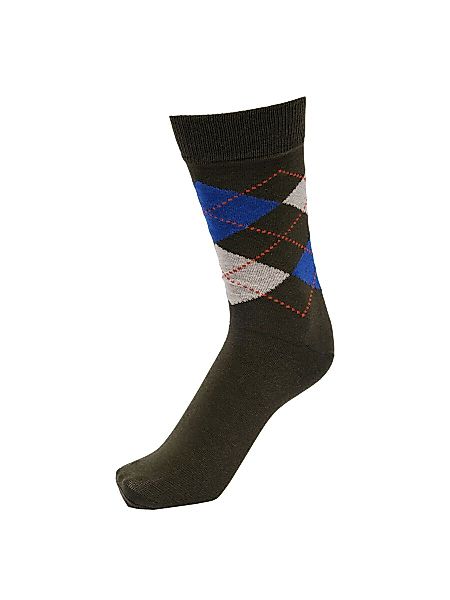 SELECTED Argyle- Socken Herren Grün günstig online kaufen