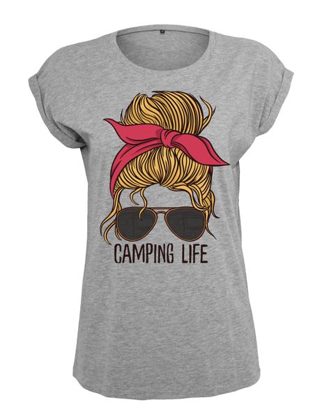 Youth Designz Print-Shirt "Camping Life Frau" günstig online kaufen