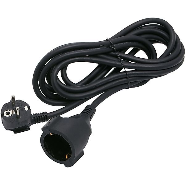Schutzkontakt Verlängerungskabel Schwarz 3 m günstig online kaufen