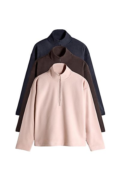 The Set Fleecepullover The Set Microfleece-Pullover günstig online kaufen