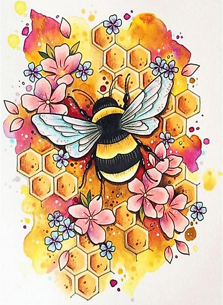 LA CUTE Malen nach Zahlen 5D Diamant Painting Biene Set für kreative DIY-De günstig online kaufen