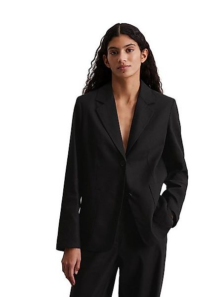 Marc O'Polo Longblazer aus Leinen-Viskose-Stretch günstig online kaufen