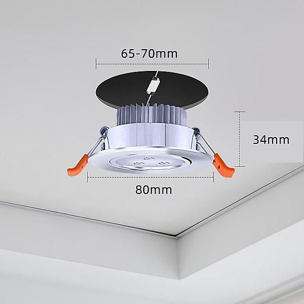 Clanmacy LED Einbaustrahler 20St. LED Spot günstig online kaufen