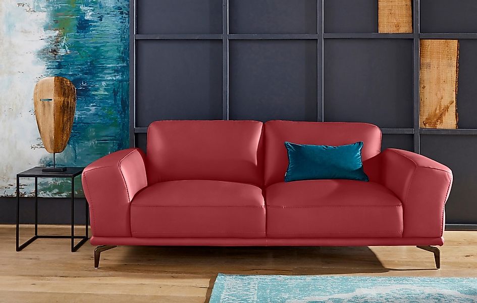 W.SCHILLIG 2,5-Sitzer »montanaa« mit Metallfüßen in Bronze pulverbeschichte günstig online kaufen