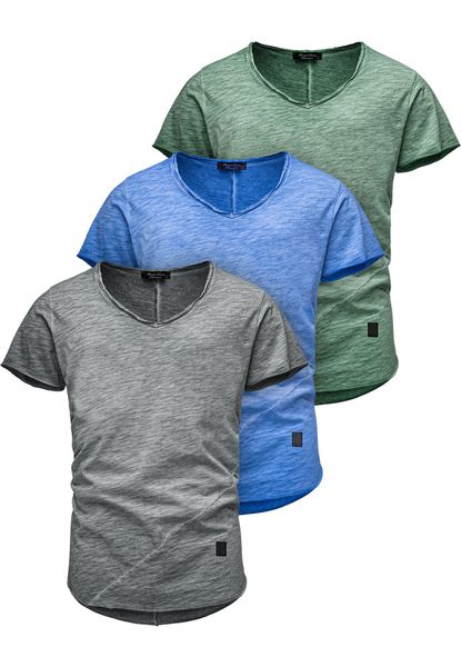 Amaci&Sons T-Shirt 3. NYC Herren 3er-Pack günstig online kaufen