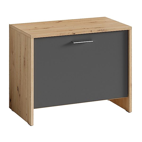 riess-ambiente Schuhschrank BENNO 60cm grau-braun– Schuhkipper günstig online kaufen