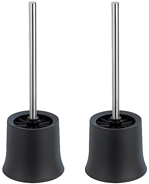 WENKO WC-Garnitur Basic Schwarz, (Set, 1-tlg), günstig online kaufen