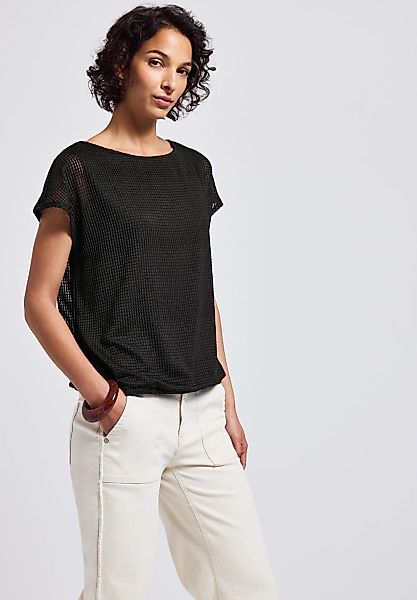 STREET ONE T-Shirt, mit Rundhalsausschnitt günstig online kaufen