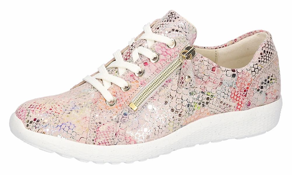 Waldläufer K-IRA Schnürschuh, Halbschuh, Komfortschuh mit farbenfrohem Druc günstig online kaufen