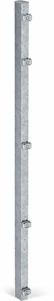 Alberts Zaunpfosten "60x40 mm für Doppelstabmattenzaun" 147,5 cm, zur Befes günstig online kaufen