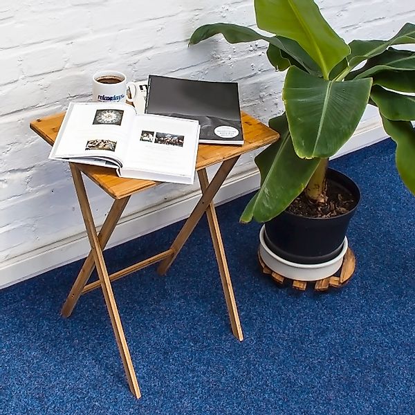 relaxdays Klapptisch Beistelltisch klappbar Bambus günstig online kaufen