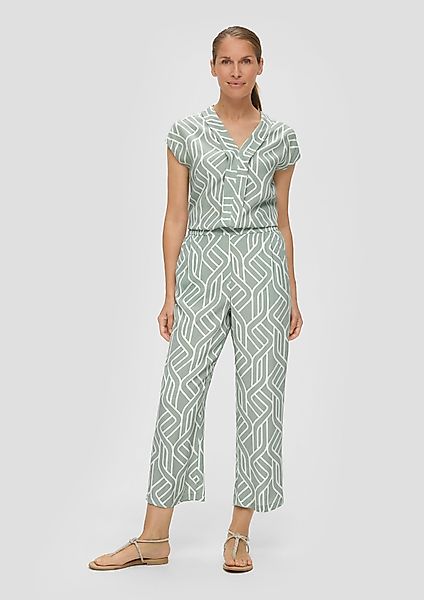 s.Oliver BLACK LABEL Stoffhose Fließende Culotte günstig online kaufen