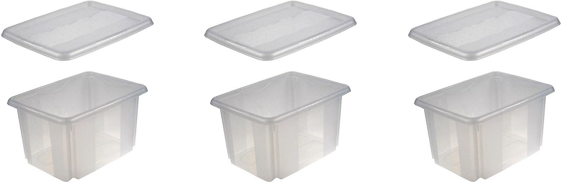keeeper Organizer emil (Set, 3 St), Aufbewahrungsbox, 15 L, mit Deckel, hoc günstig online kaufen
