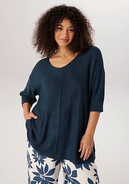 Aniston PLUS Strickpullover mit tollem Strickmuster - NEUE KOLLEKTION günstig online kaufen