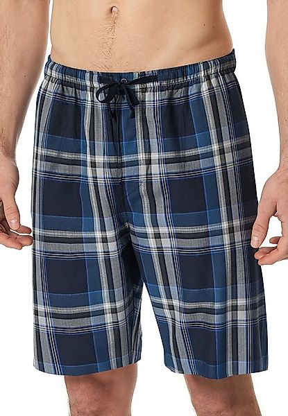 Schiesser Bermudas Mix + Relax kariert, Gummizug, Bindeband günstig online kaufen