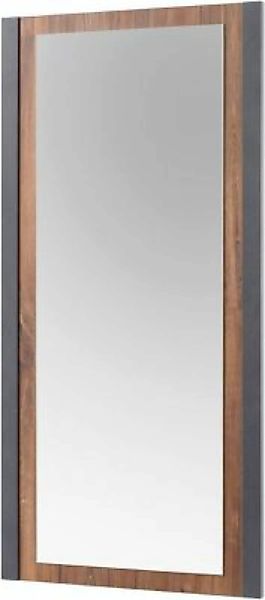 Lomadox Garderoben-Spiegel im Industrial Stil DALLAS-61 Stirling Oak Nb. mi günstig online kaufen