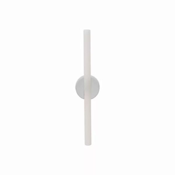 Bad-Wandlampe Kilter Short LED glas weiß / H 50 cm - Drehbar - TALA - Weiß günstig online kaufen