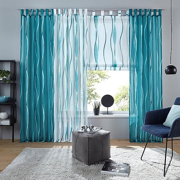 my home Gardine Dimona, Schlaufen (2 günstig online kaufen