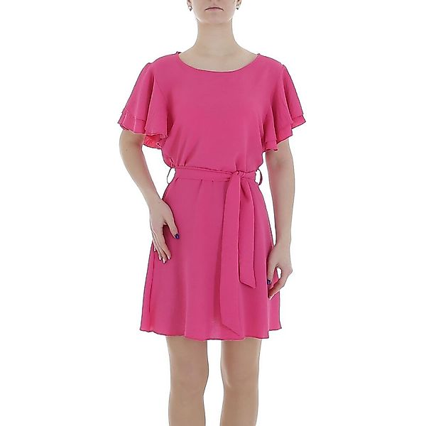 Ital-Design Sommerkleid Damen Freizeit (86164383) Kreppoptik/gesmokt günstig online kaufen