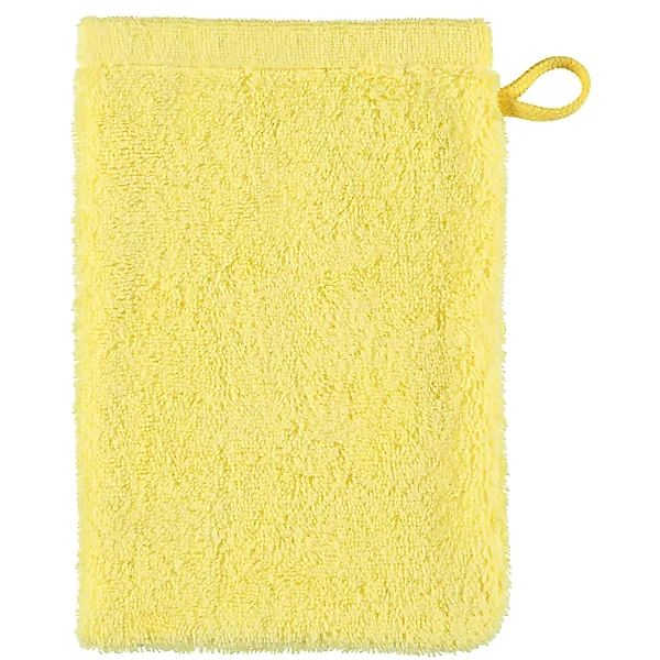 Cawö Handtücher Life Style Uni 7007 - Farbe: lemon - 501 - Waschhandschuh 1 günstig online kaufen