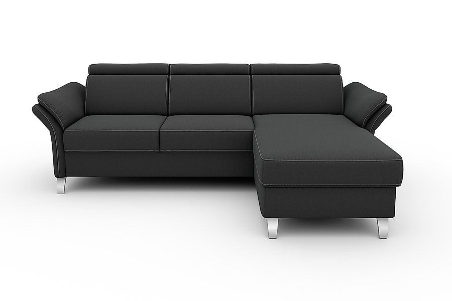 sit&more Ecksofa Vincenzo L-Form, inklusive Kopfteilverstellung, günstig online kaufen