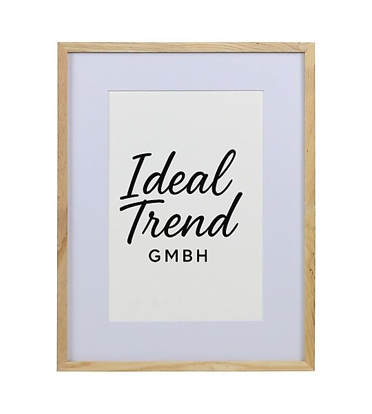 IDEAL TREND Bilderrahmen Bilderrahmen Massivholz Eiche günstig online kaufen