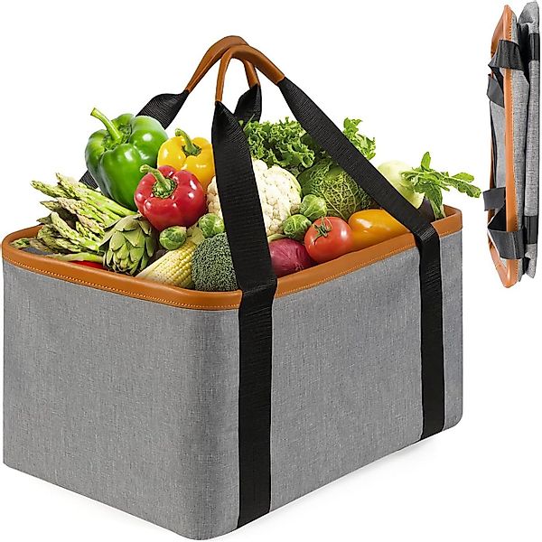 Youyijia Aufbewahrungsbox Einkaufskorb faltbar, 30L große Einkaufstasche mi günstig online kaufen