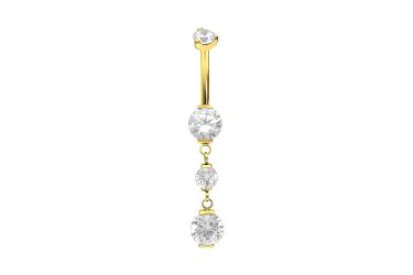 PIERCINGLINE Bauchnabelpiercing Titan Mini Bananabell mit günstig online kaufen