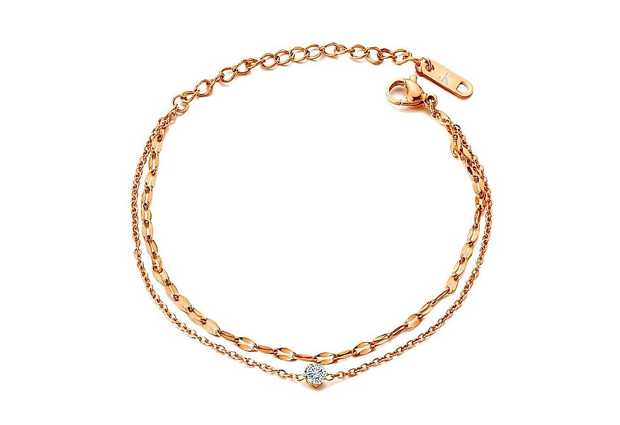 Kim Johanson Fußkette Giulia (1-tlg), aus Edelstahl, hypoallergen, verstell günstig online kaufen