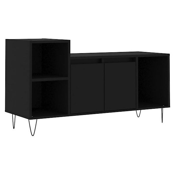 vidaXL TV-Schrank TV-Board Schwarz 100x35x55 cm Holzwerkstoff günstig online kaufen
