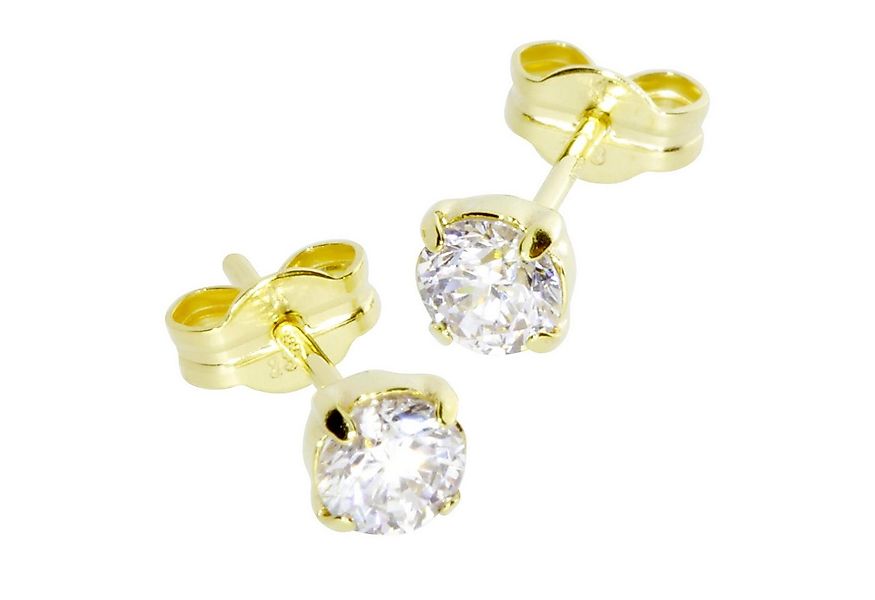 OSTSEE-SCHMUCK Paar Ohrstecker Ostsee-Schmuck Ohrstecker Emma 4 mm Ohrsteck günstig online kaufen