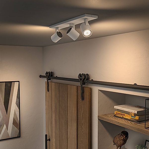 Philips Hue Runner Spot, 3-fl., Dimmschalter, weiß günstig online kaufen