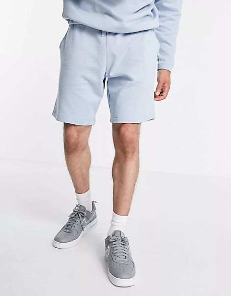 ASOS DESIGN – Oversize-Shorts in Blau, Kombiteil günstig online kaufen