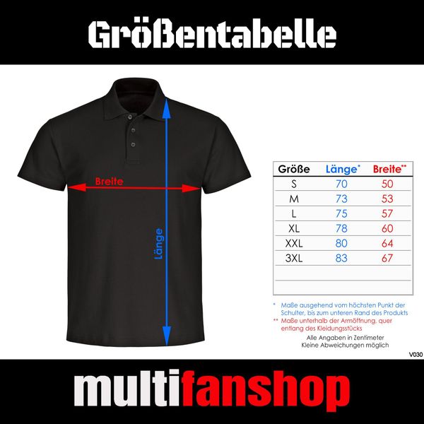 multifanshop Poloshirt Kaiserslautern - Brust & günstig online kaufen