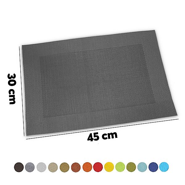 matches21 HOME & HOBBY Platzset Tischsets BORDA 12er Set Champagner als Tis günstig online kaufen