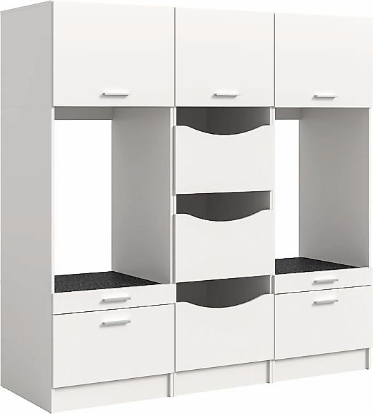 welltime Badmöbel-Set "FALAS, TOPSELLER, 3-teilig, Hauswirtschaftsraum Set, günstig online kaufen