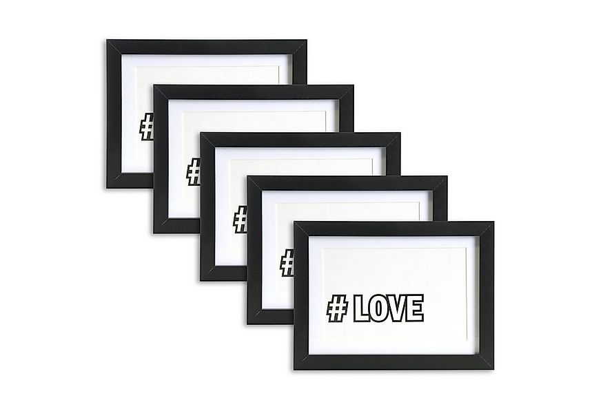 Wackadoo Living Bilderrahmen-Set the Frame Bilderrahmen mit Passepartout, ( günstig online kaufen