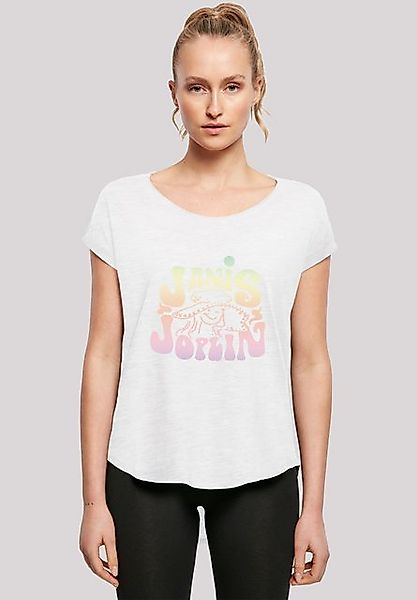 F4NT4STIC T-Shirt Janis Joplin Pastel Logo Print günstig online kaufen