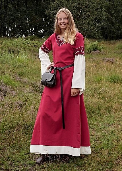Battle Merchant Ritter-Kostüm Hochmittelalterkleid Alvina mit Trompetenärme günstig online kaufen