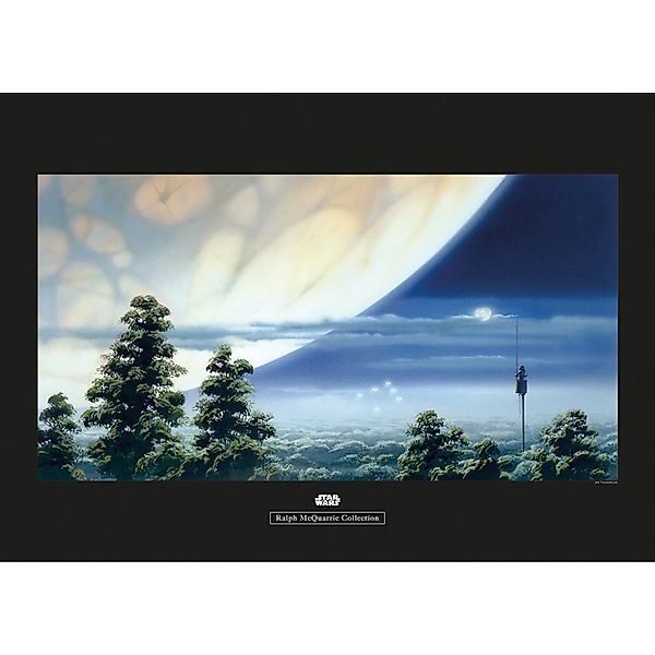 Komar Bild "Star Wars Classic RMQ Yavin Lookout" Star Wars 1 Stk. tlg. Wand günstig online kaufen