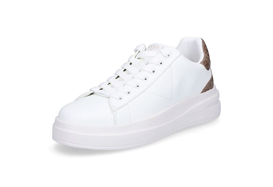 Guess Guess Damen Sneaker Elbina weiß beige Sneaker günstig online kaufen