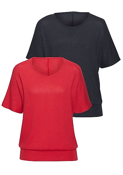 Vivance Kurzarmshirt mit breitem Bund aus günstig online kaufen