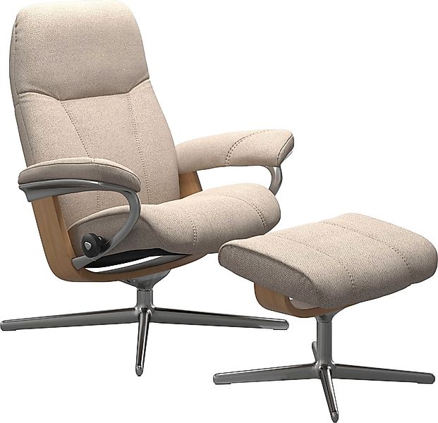 Stressless® Relaxsessel »Consul«, mit Cross Base, Größe S, M & L, Holzakzen günstig online kaufen