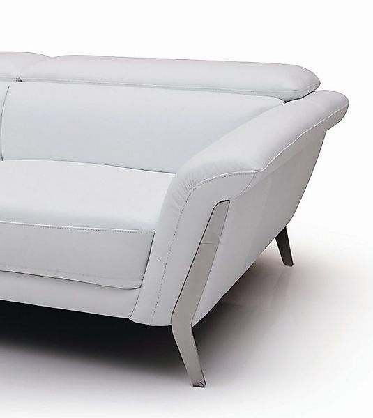 JVmoebel Sofa Weißer 3 Sitzer (ohne 2+1) Couch Polster XXL Big Sofas Leder, günstig online kaufen